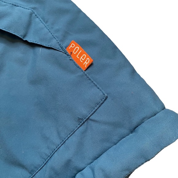 Poler Scout Parka Hooded Coat Medium Colorblock Urban Outfitters Synthetic Fill - Picture 7 of 12